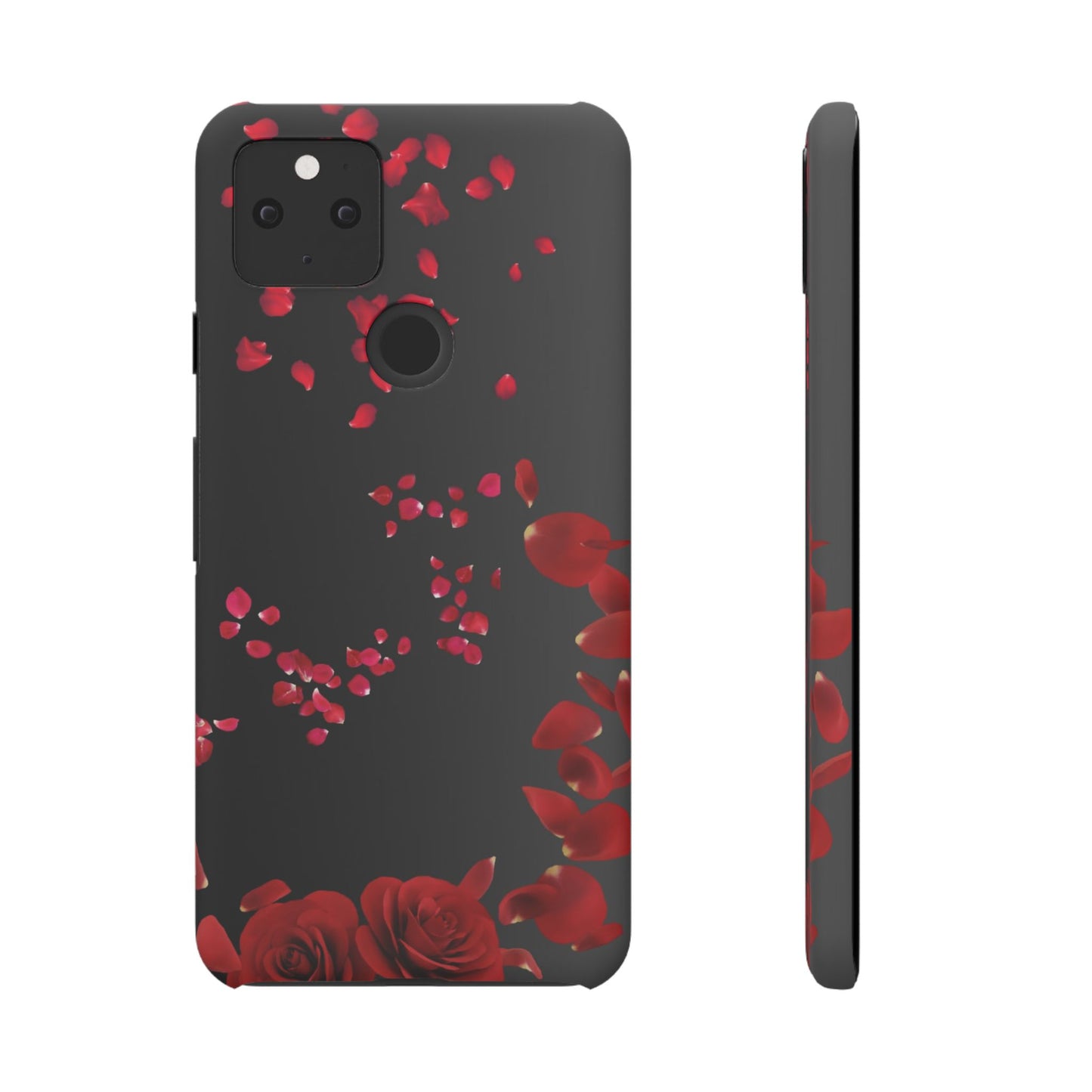 Romantic Floral Phone Case, Snap Case for Lovers, Cute Phone Cover, Gift for Her, Valentine's Day Accessory, Floral Design Snap Cases