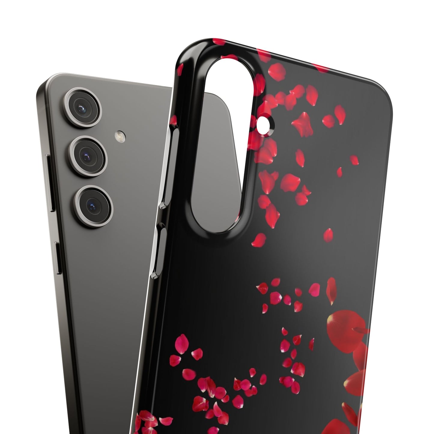Romantic Floral Phone Case, Snap Case for Lovers, Cute Phone Cover, Gift for Her, Valentine's Day Accessory, Floral Design Snap Cases
