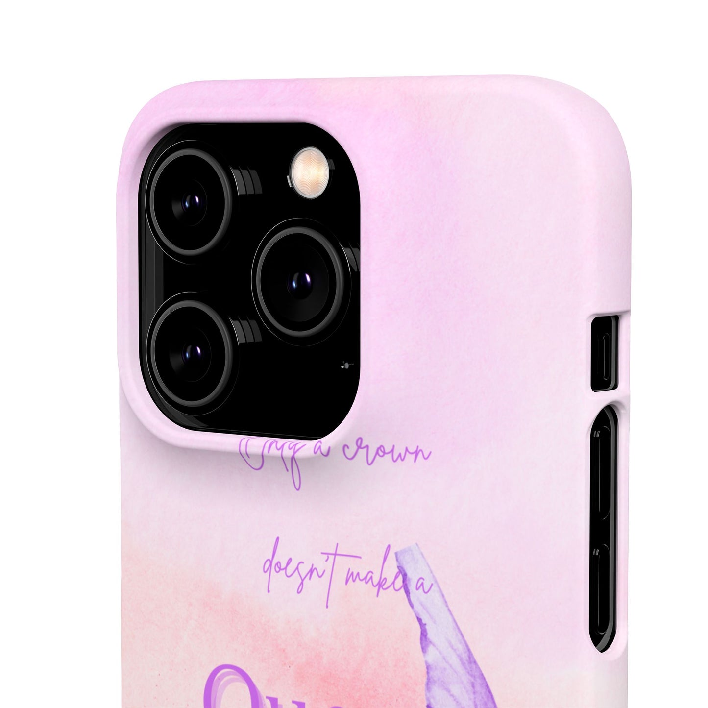 Butterfly Queen Phone Case, Floral Snap Case for Women, Dreamy Aesthetic