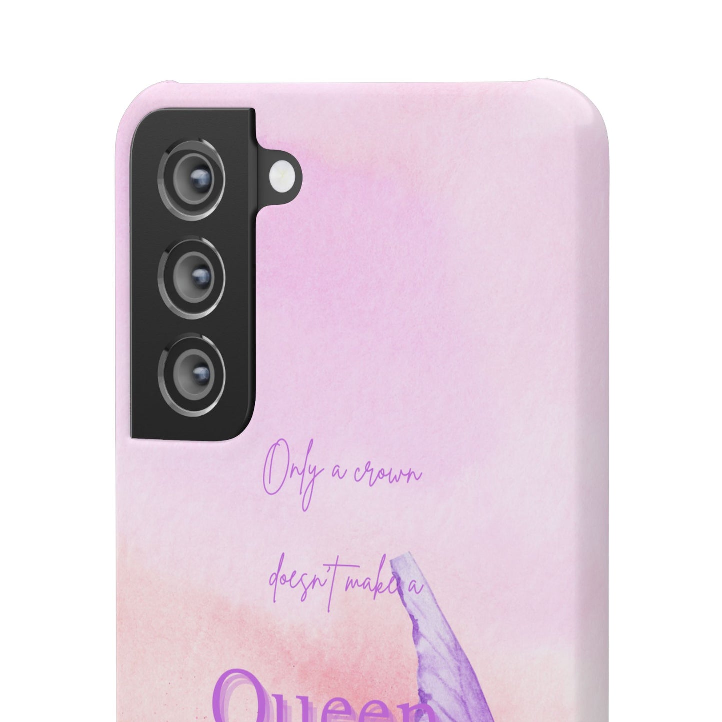 Butterfly Queen Phone Case, Floral Snap Case for Women, Dreamy Aesthetic