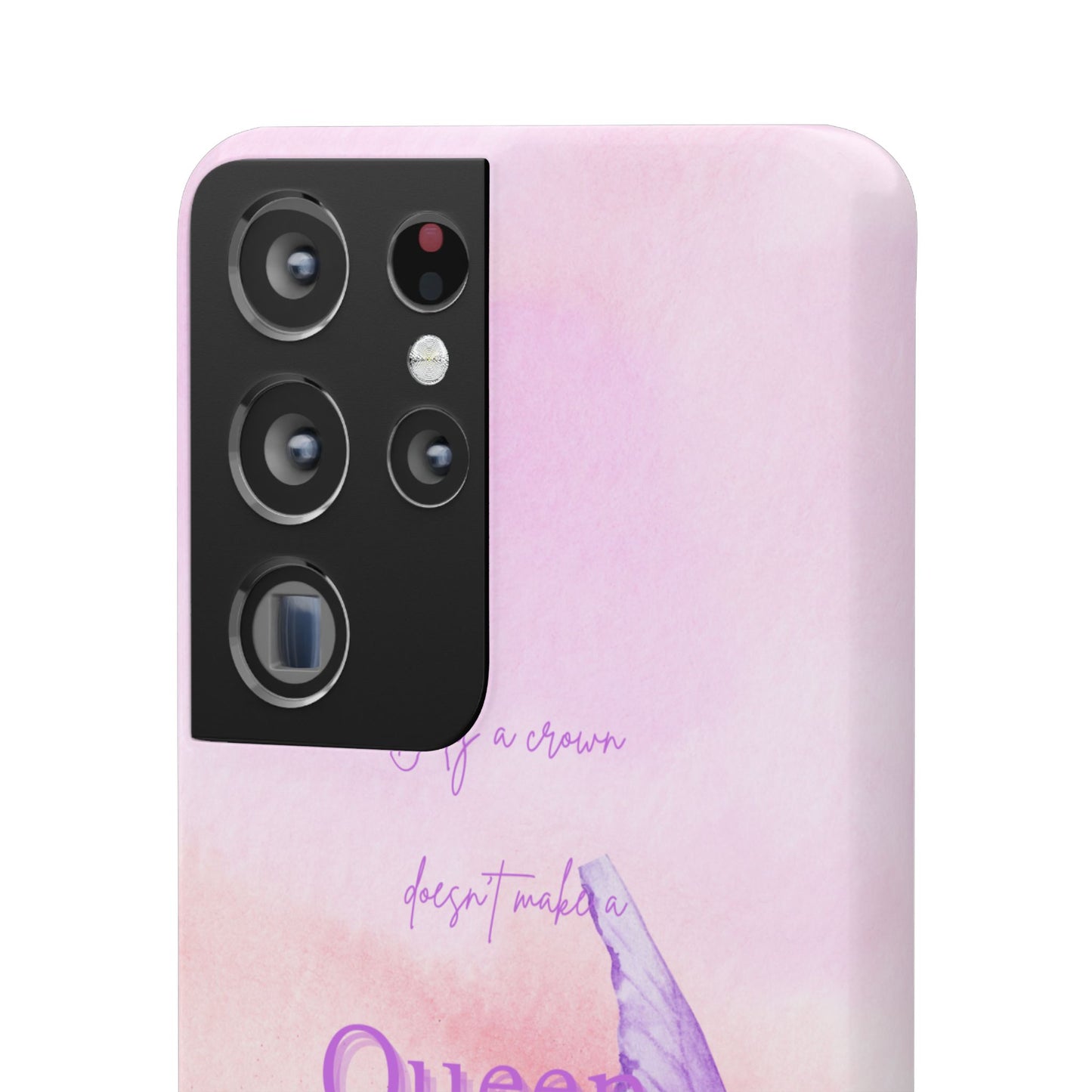 Butterfly Queen Phone Case, Floral Snap Case for Women, Dreamy Aesthetic