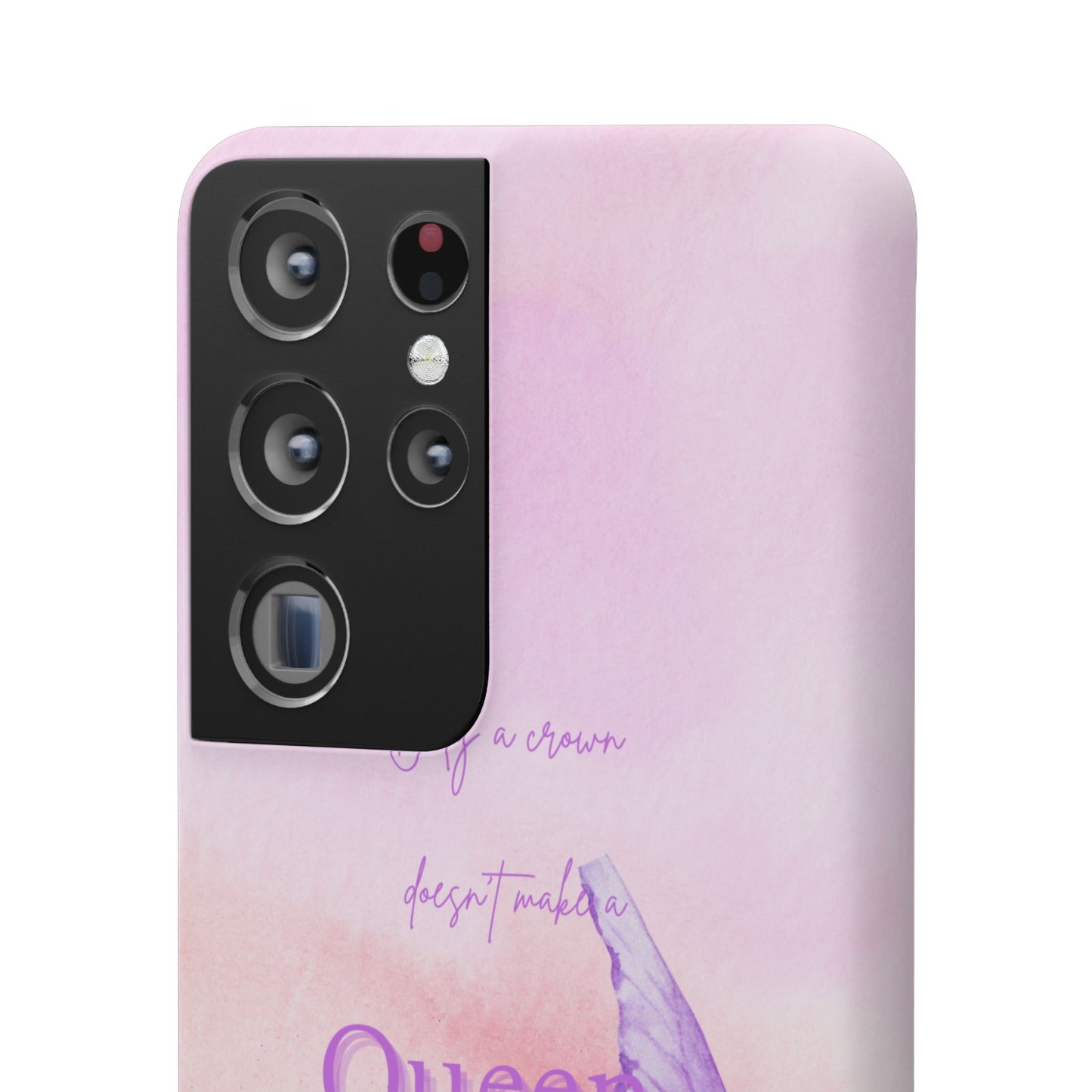 Butterfly Queen Phone Case, Floral Snap Case for Women, Dreamy Aesthetic