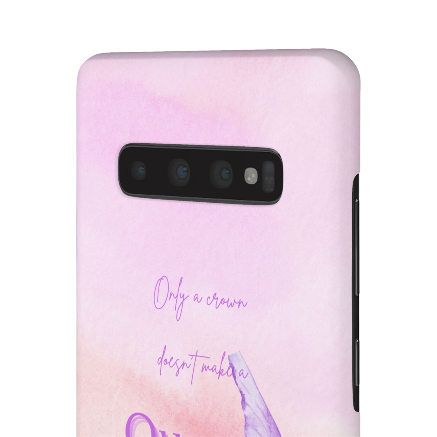 Butterfly Queen Phone Case, Floral Snap Case for Women, Dreamy Aesthetic
