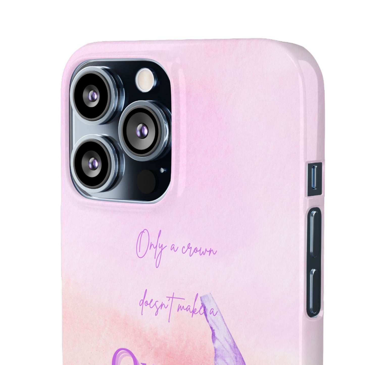 Butterfly Queen Phone Case, Floral Snap Case for Women, Dreamy Aesthetic
