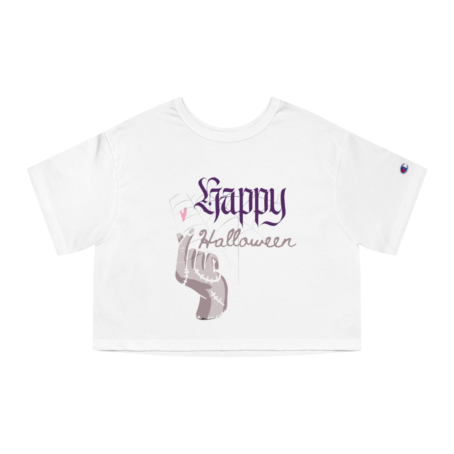 Trendy Halloween Cropped T-Shirt | Stylish Cotton Crop Top for Women – Aethink