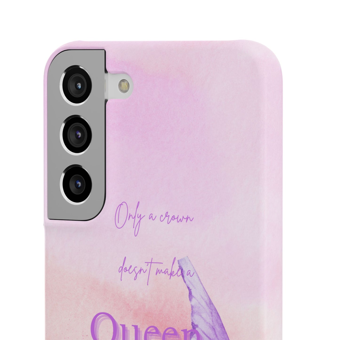 Butterfly Queen Phone Case, Floral Snap Case for Women, Dreamy Aesthetic