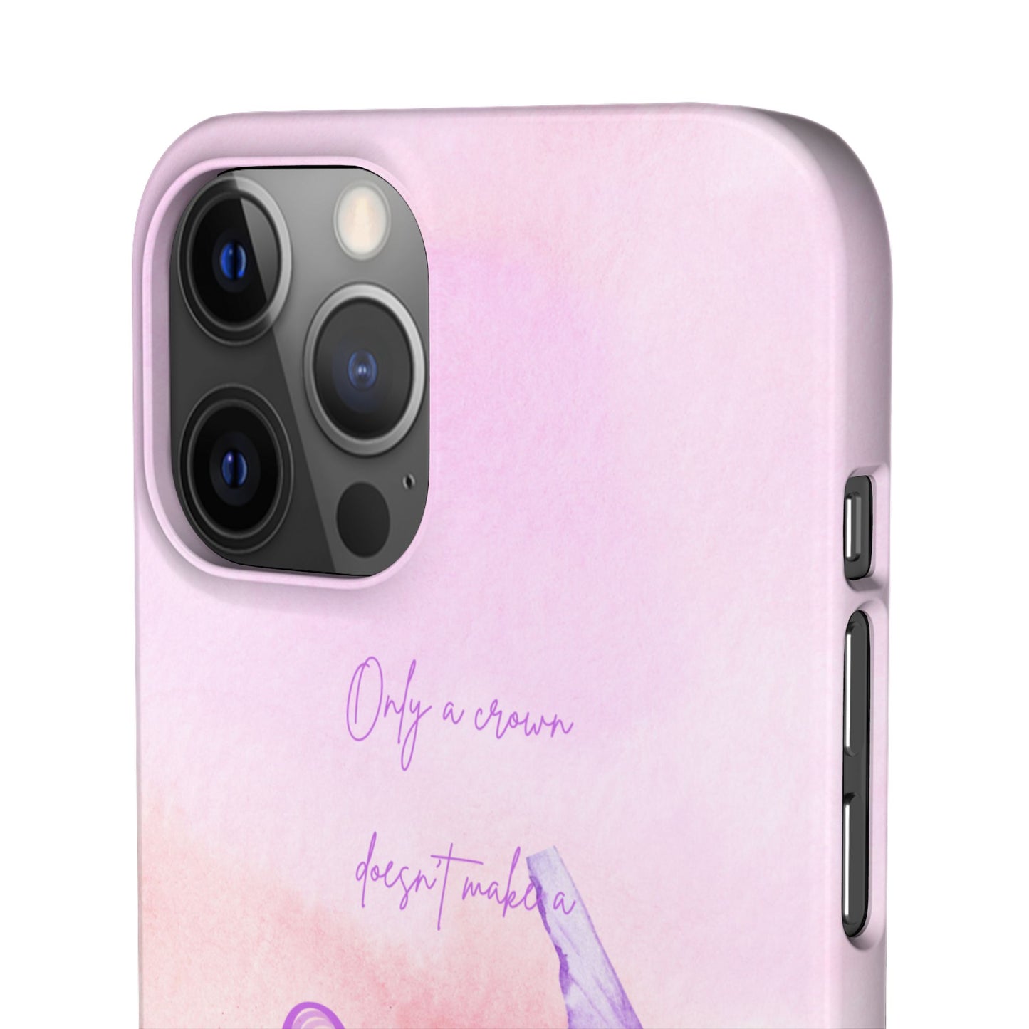 Butterfly Queen Phone Case, Floral Snap Case for Women, Dreamy Aesthetic