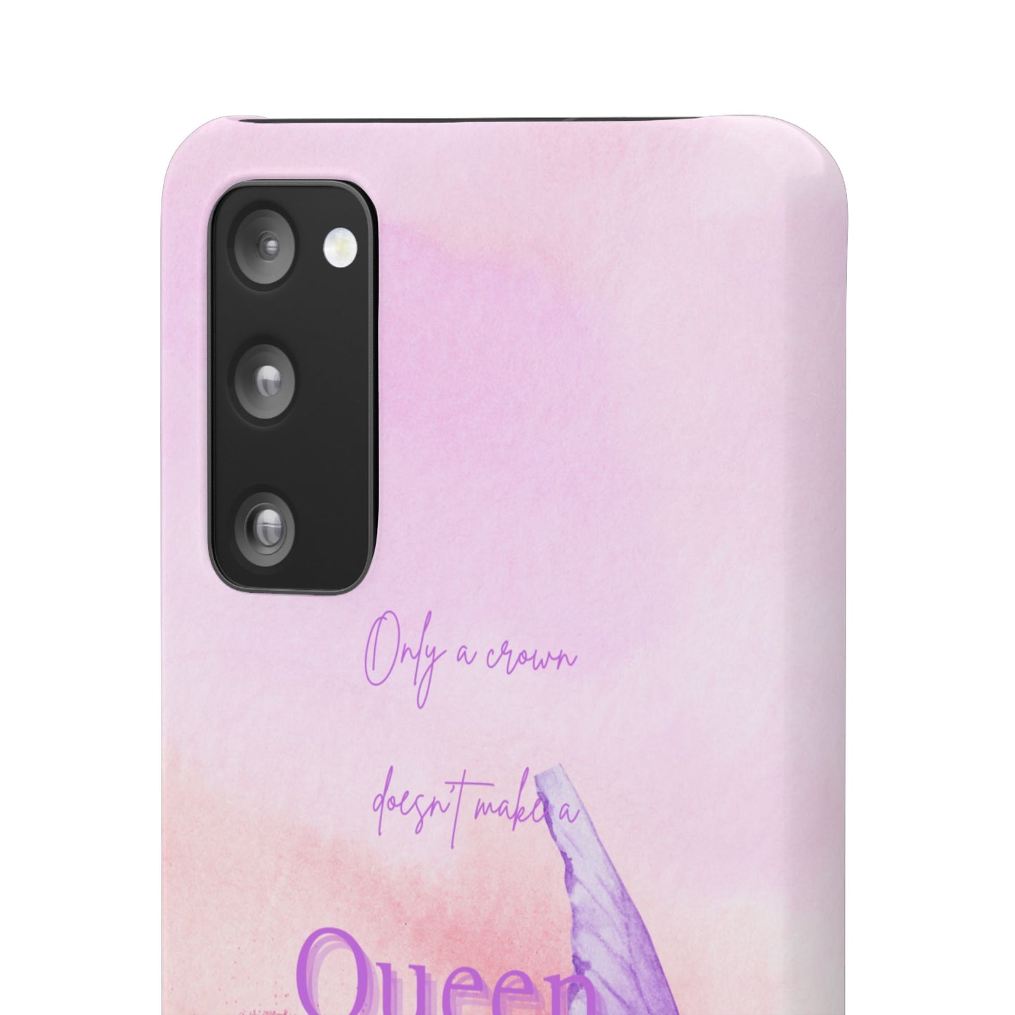 Butterfly Queen Phone Case, Floral Snap Case for Women, Dreamy Aesthetic