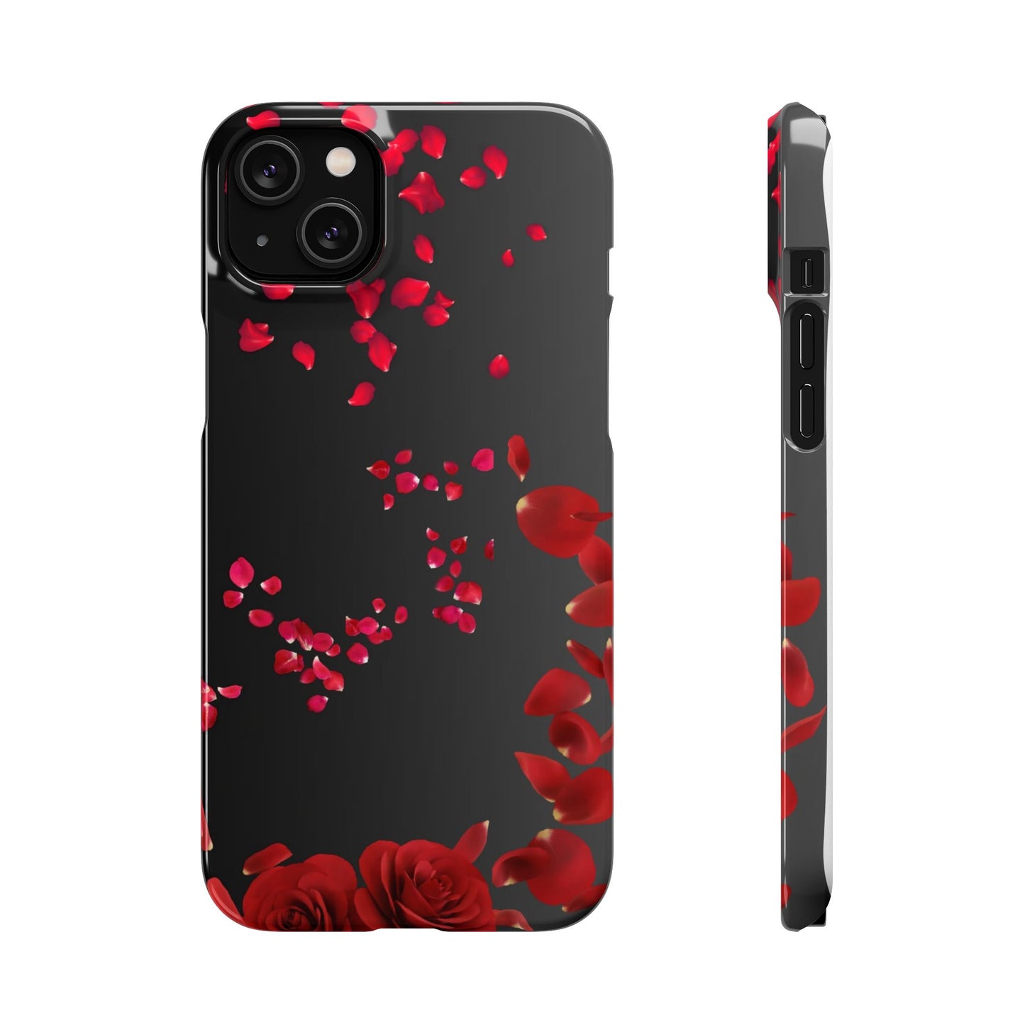 Romantic Floral Phone Case, Snap Case for Lovers, Cute Phone Cover, Gift for Her, Valentine's Day Accessory, Floral Design Snap Cases