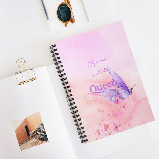 Butterfly Notebook – Spiral Journal for Dreamers & Note Taking