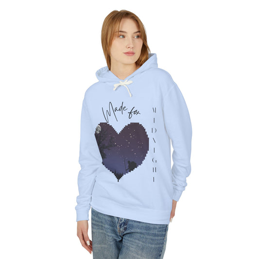 Midnight Love Lightweight Hoodie | Cozy Hooded Sweatshirt fo Ideal Gift for Friends, Casual Wear
