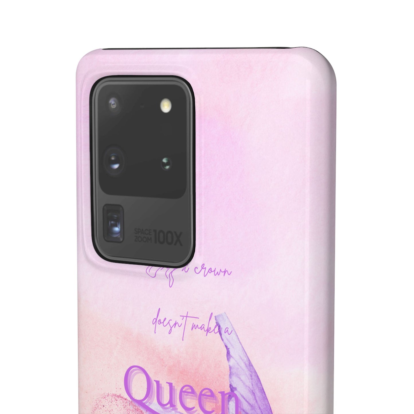 Butterfly Queen Phone Case, Floral Snap Case for Women, Dreamy Aesthetic