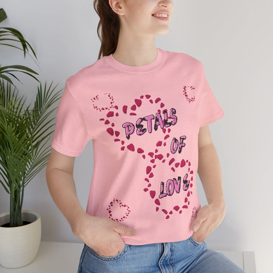 Petals of Love Tee – Floral Graphic Unisex Shirt