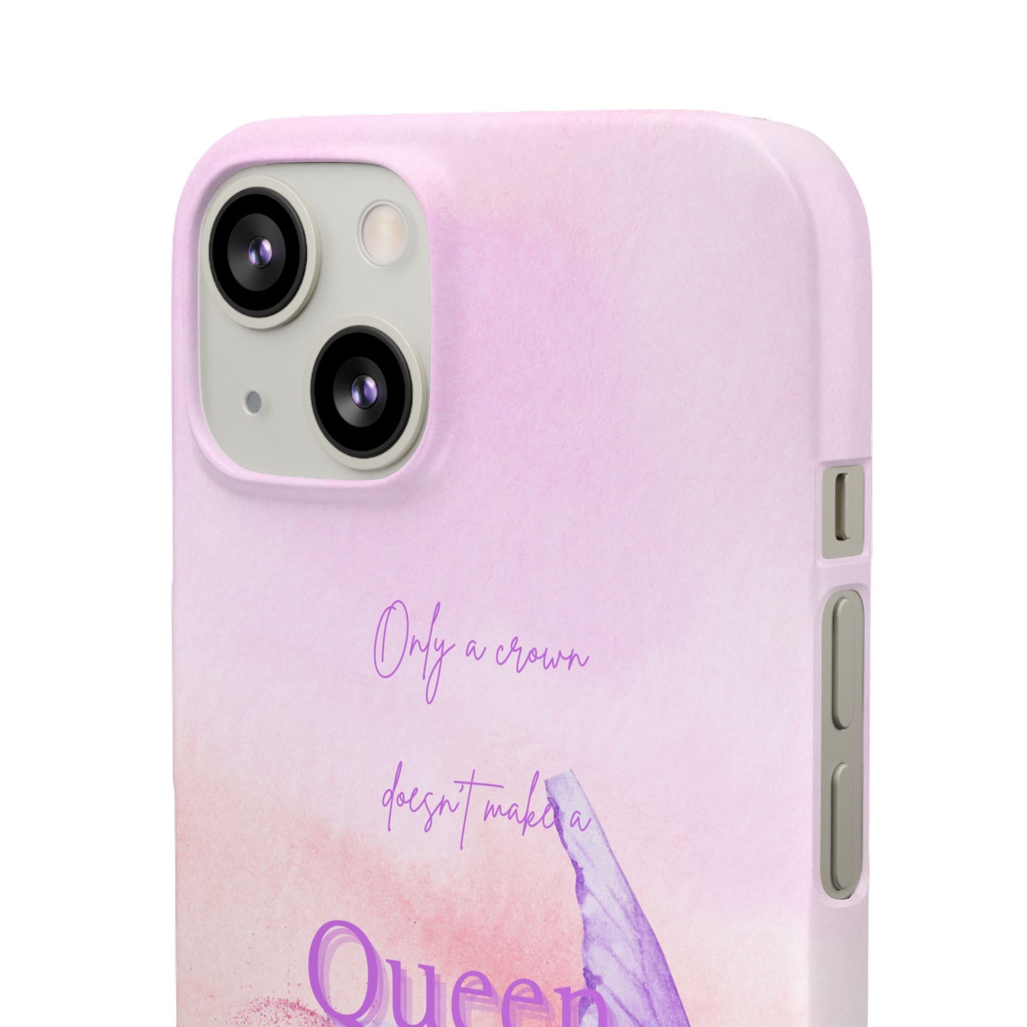 Butterfly Queen Phone Case, Floral Snap Case for Women, Dreamy Aesthetic
