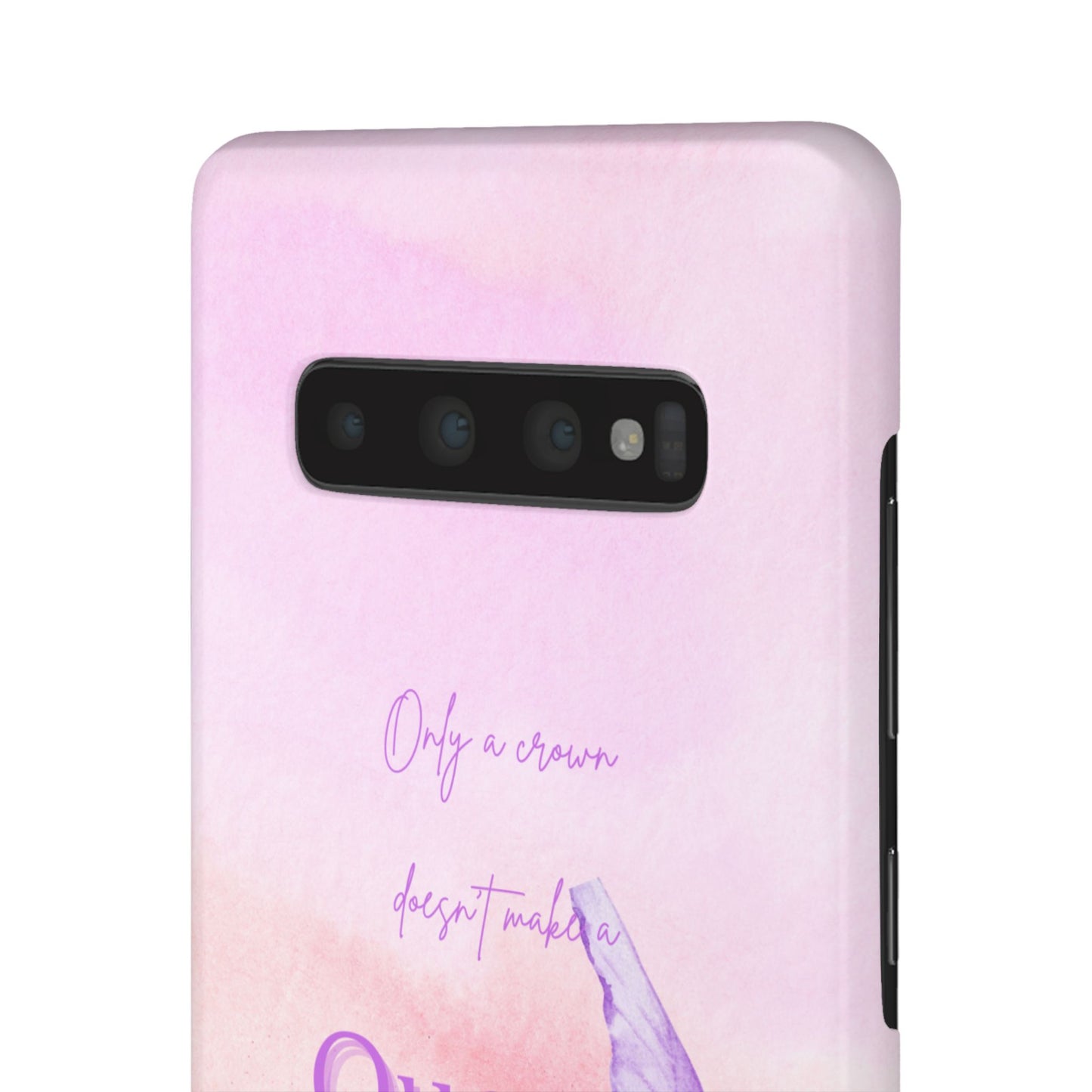 Butterfly Queen Phone Case, Floral Snap Case for Women, Dreamy Aesthetic
