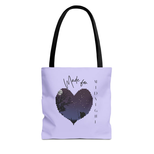 Midnight Heart Tote | Modern, Eco-Friendly Carryall