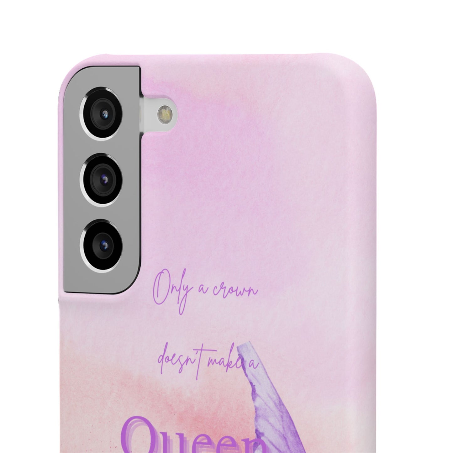 Butterfly Queen Phone Case, Floral Snap Case for Women, Dreamy Aesthetic