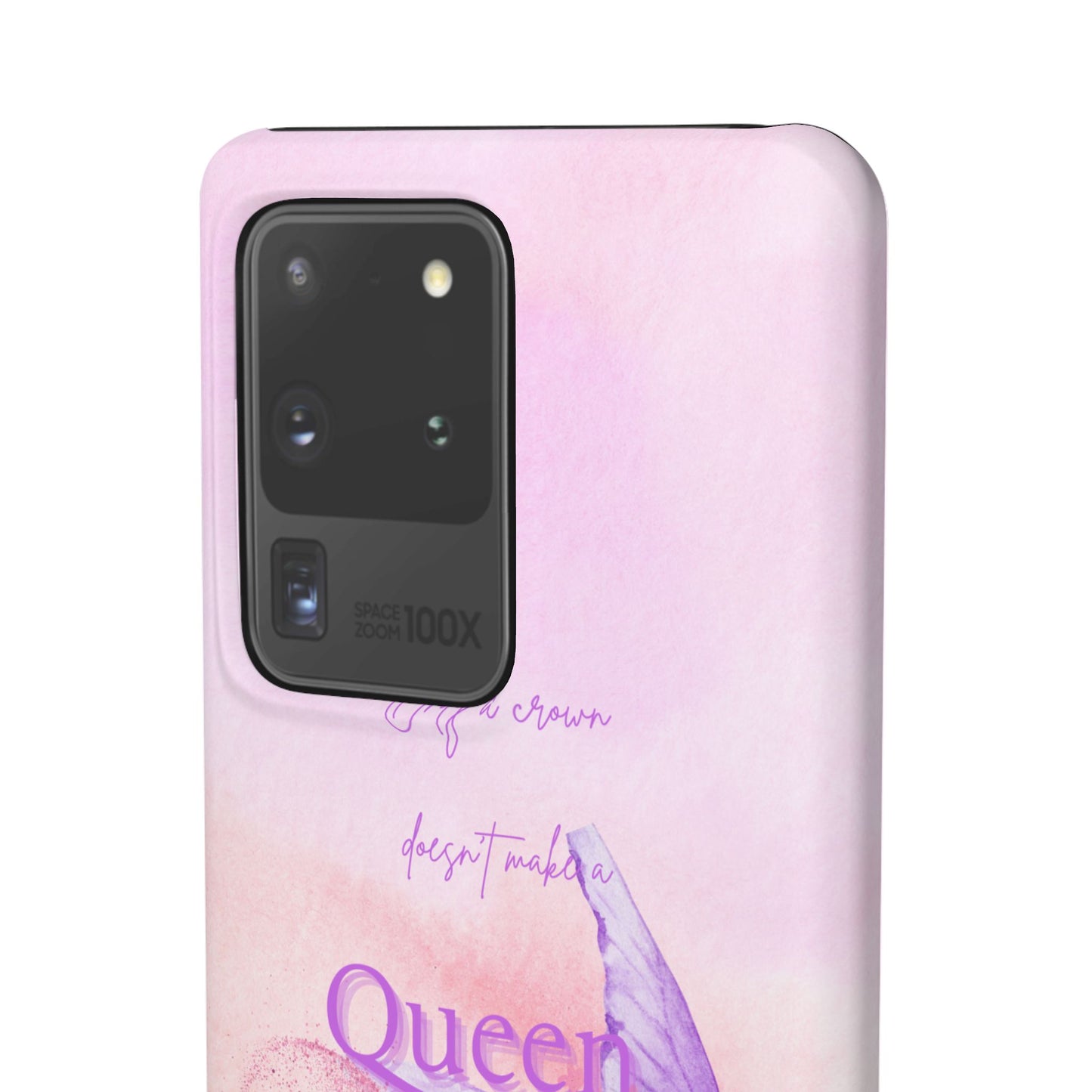 Butterfly Queen Phone Case, Floral Snap Case for Women, Dreamy Aesthetic
