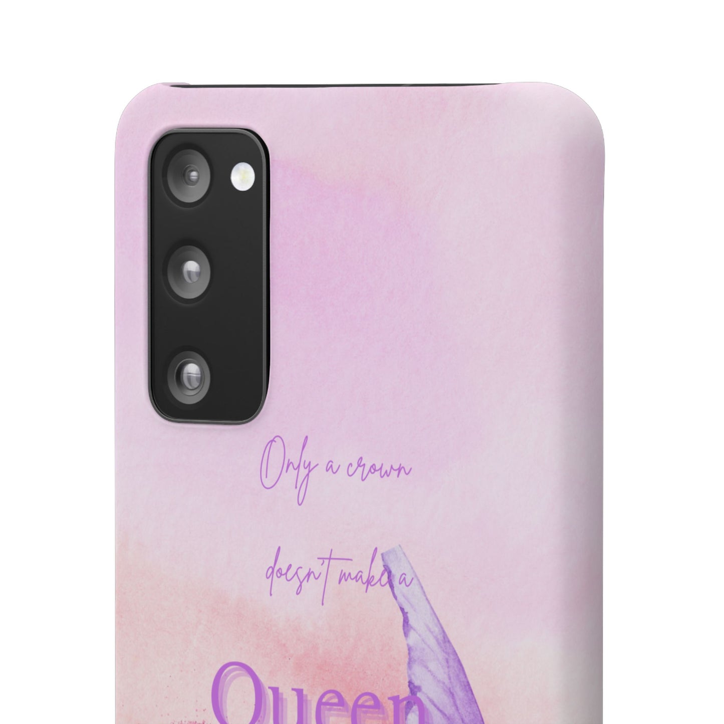 Butterfly Queen Phone Case, Floral Snap Case for Women, Dreamy Aesthetic