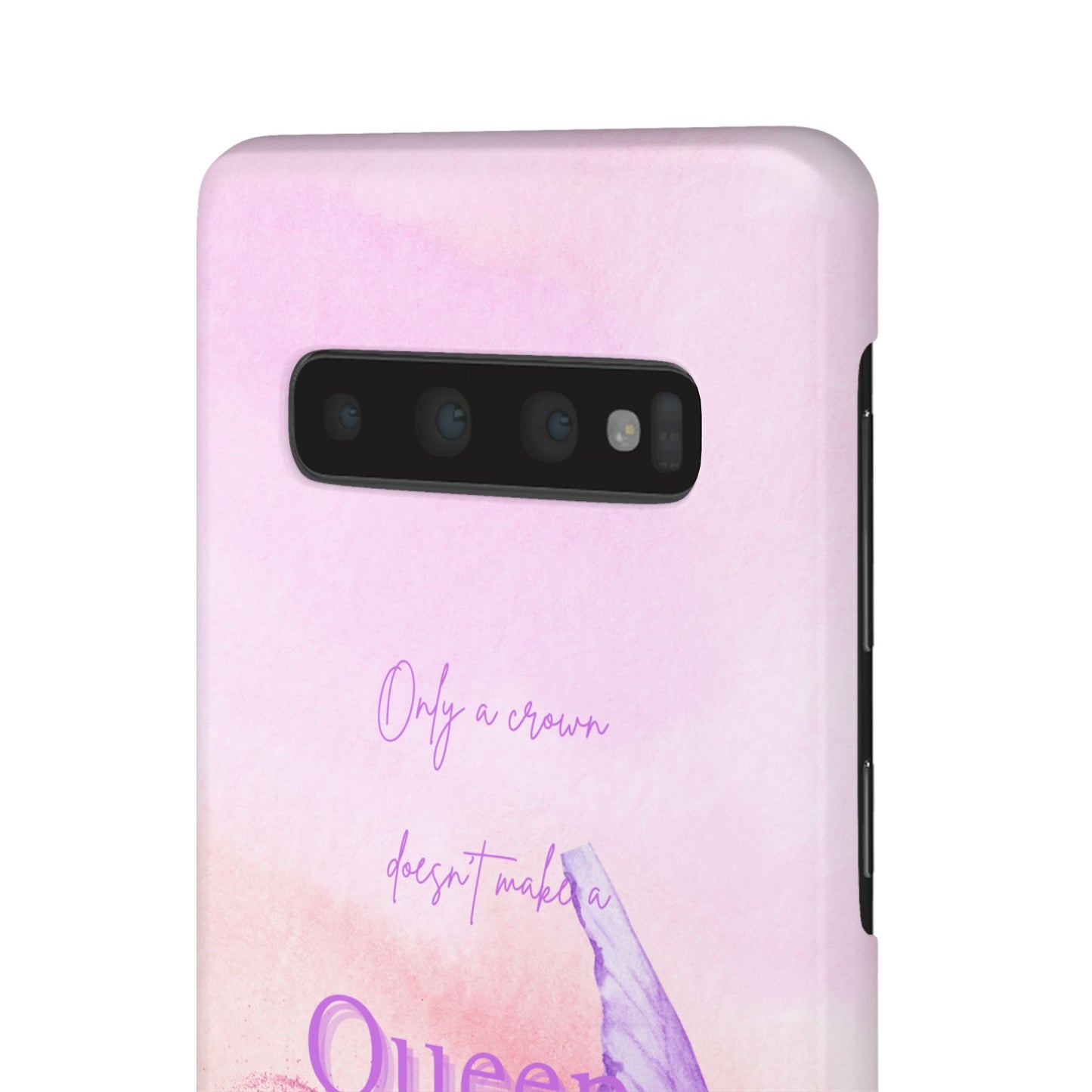 Butterfly Queen Phone Case, Floral Snap Case for Women, Dreamy Aesthetic