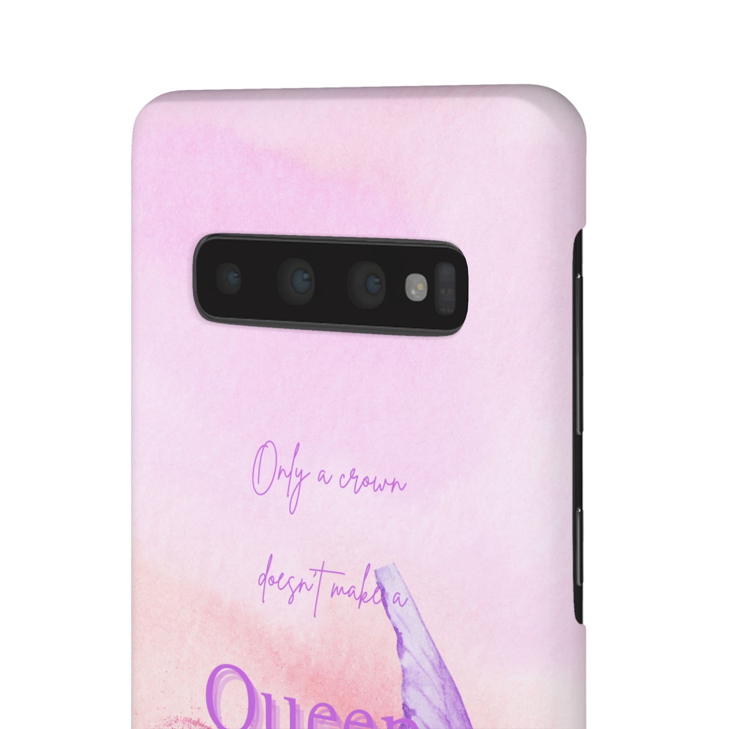 Butterfly Queen Phone Case, Floral Snap Case for Women, Dreamy Aesthetic